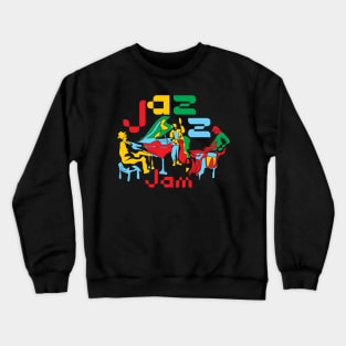 Jazz Trio Modern Style Crewneck Sweatshirt